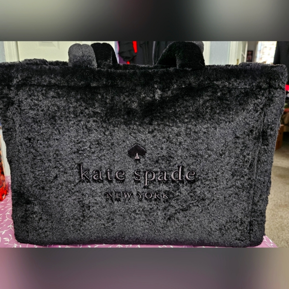 Kate Spade Faux Fur Tote Bag